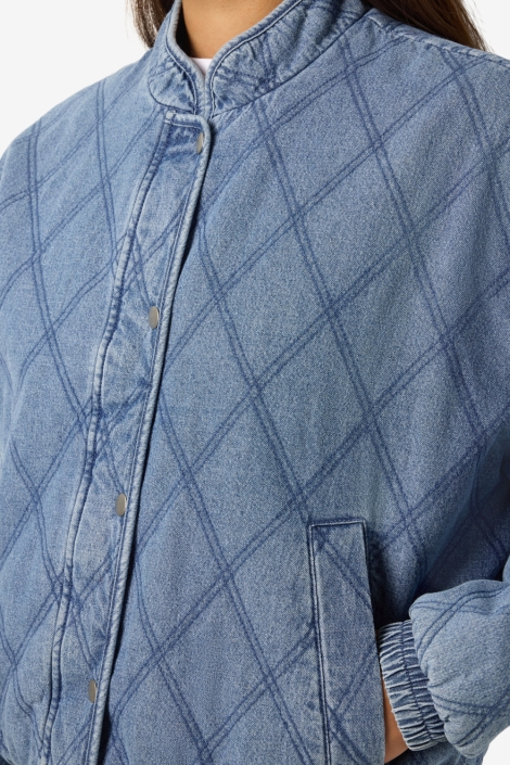 Noisy may nmclaire quilt denim jacket
